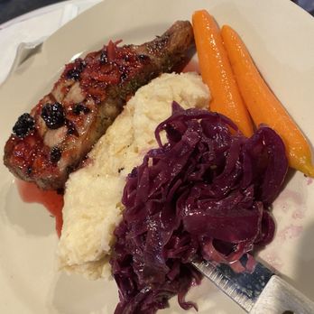 Toomey's - Porkchop with mashed potatoes - New American Near Me - Mammoth Lakes, California Toomey's - Porkchop with mashed potatoes - New American Near Me - Mammoth Lakes, California