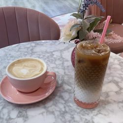 Mattern Flower Shop - Haley's Honey Vanilla Latte & Rose Latte
