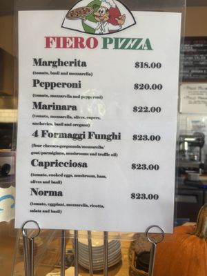 Menu photo 6 Fiero Caffe San Mateo, CA