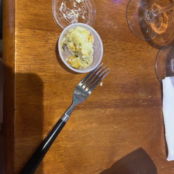 The Freight House Cafe - this is their 'side' of potato salad that they claim comes with the meal but they in fact charge you. can it be any smaller?! the audacity. - Juice Bars & Smoothies Near Me - Mahopac, New York The Freight House Cafe - this is their 'side' of potato salad that they claim comes with the meal but they in fact charge you. can it be any smaller?! the audacity. - Juice Bars & Smoothies Near Me - Mahopac, New York