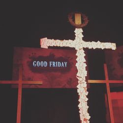 Next Level Church - Leaving notes with worries at the cross.