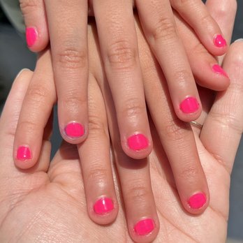 Ocean Nails Spa - Little fingers compared to adults, one swipe of paint for some fingers! - Nail Salons Near Me - Waco, Texas