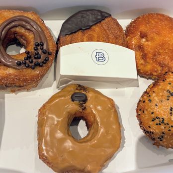 Paris Baguette - Croissant Donut with Nutella, Chocolate Supreme Croissant, Coffee Croissant Donut, Crab Meat & Curry Croquette - Bakeries Near Me - Fort Worth, Texas