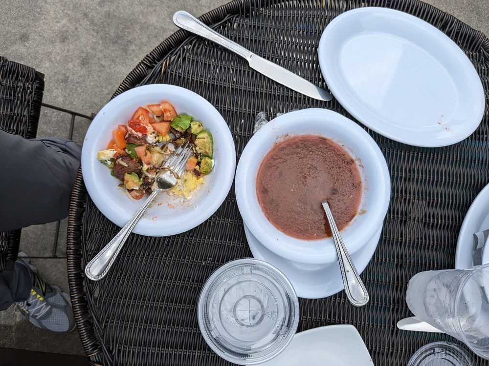 Food from The Optimist Cafe