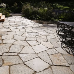 Photo of Closer to Nature Landscape - Seattle, WA, US. Desert Gold quartzite flagstone patio