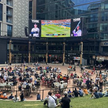 McGregor Square Food & Drink - Great place to watch the World Cup games! Japan v Netherlands! - Food Court Near Me - Denver, Colorado