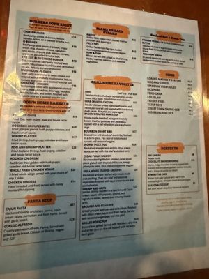 Menu photo 4 Larry's Grill House Tarpon Springs, FL