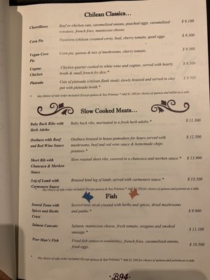 Menu photo 4 Barrica 94 Santiago, RM