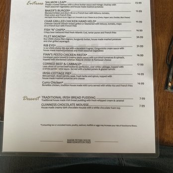 Finn's Restaurant & Tavern - Menu - Irish Near Me - Knoxville, Tennessee