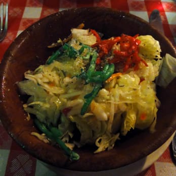 Scotti's Italian Restaurant - Italian House Salad, topped with bean sprouts and cabbage - Italian Near Me - Cincinnati, Ohio Scotti's Italian Restaurant - Italian House Salad, topped with bean sprouts and cabbage - Italian Near Me - Cincinnati, Ohio