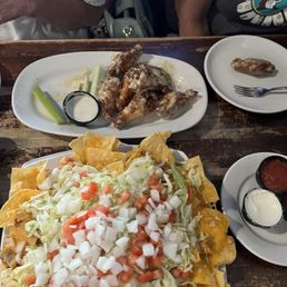 Wings and Nachos platter Wings and Nachos platter