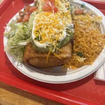 Colima's Mexican Restaurant - Chimichanga Machaca - Mexican Near Me - Oceanside, California