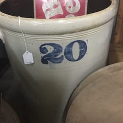 Ageless Treasures Antique Center - Love love all the old crocks they had