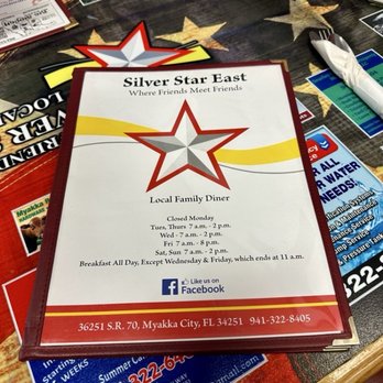 Silver Star East - Breakfast & Brunch Near Me - Myakka City, Florida Silver Star East - Breakfast & Brunch Near Me - Myakka City, Florida