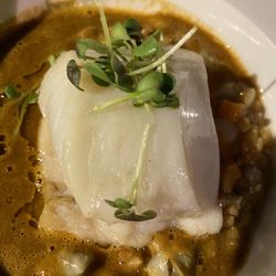 L'Agape - Hake main course- exquisitely prepared.