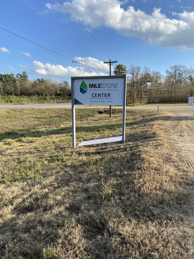 Milestone Environmental Services - Orla Facility MILESTONE ENVIRONMENTAL SERVICES - CENTER FACILITY - Updated November