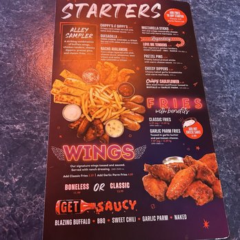 Bowlero Kyrene - Menu - Bowling Near Me - Chandler, Arizona