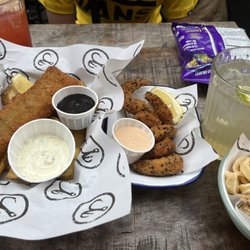 Bia Mara - Fish and Chips. Shrimps and squid