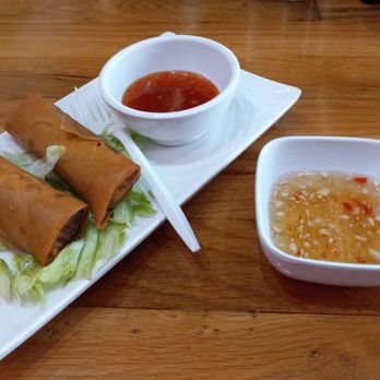Belle's Craft Kitchen - Cha Gio - crispy chicken eggrolls - SO GOOD!! - and a terrific sweet dipping sauce. They also brought me nuoc cham. - Cajun/Creole Near Me - Mansfield, Texas Belle's Craft Kitchen - Cha Gio - crispy chicken eggrolls - SO GOOD!! - and a terrific sweet dipping sauce. They also brought me nuoc cham. - Cajun/Creole Near Me - Mansfield, Texas