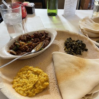 Meskerem Ethiopian Restaurant - Enjera, lamb Tibs Wat, yellow lentils, collard greens delicious - Ethiopian Near Me - Saint Louis, Missouri Meskerem Ethiopian Restaurant - Enjera, lamb Tibs Wat, yellow lentils, collard greens delicious - Ethiopian Near Me - Saint Louis, Missouri