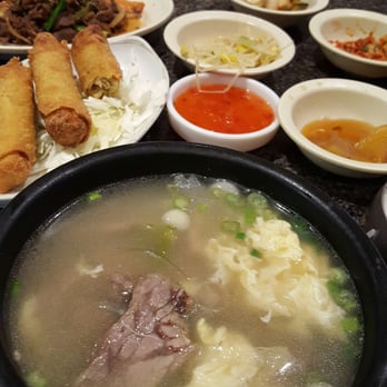 Manna Korean Restaurant - Short rib soup is a wonderful choice when you are craving a warm, savory dish. - Korean Near Me - Austin, Texas Manna Korean Restaurant - Short rib soup is a wonderful choice when you are craving a warm, savory dish. - Korean Near Me - Austin, Texas