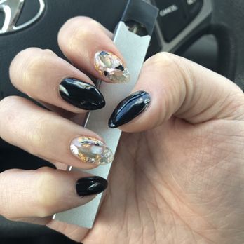 Blooming Nails & Spa II - Sea shells gold flakes - Day Spas Near Me - Linden, New Jersey