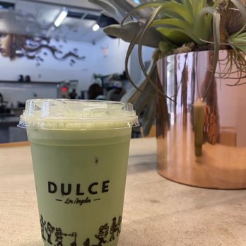 Cafe Dulce - Iced blueberry matcha latte - Coffee & Tea Near Me - Los Angeles, California
