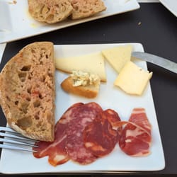 Petiscos do Cardeal - Mixed meat and cheese is more filling then you think and very flavorful.
