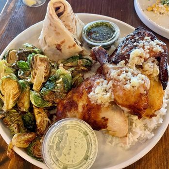 The Chicken Koop - The Garlic Chicken Plate - Breakfast & Brunch Near Me - Alhambra, California