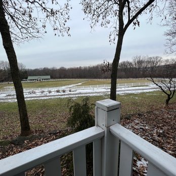 Speckled Hen Inn - View of barn from upstairs balcony. - Bed & Breakfast Near Me - Madison, Wisconsin