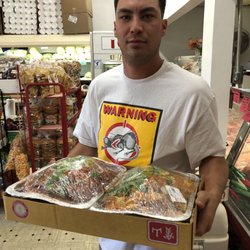 La Bonita Market - 10 pounds of carne asada and 10 pounds of pollo asado. Bring on the Super Bowl. We be ready.