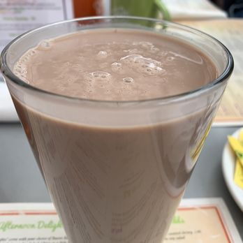 The Funky Brunch Cafe - Large glass of yummy chocolate milk - Breakfast & Brunch Near Me - Savannah, Georgia The Funky Brunch Cafe - Large glass of yummy chocolate milk - Breakfast & Brunch Near Me - Savannah, Georgia