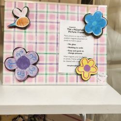 Pizazz - What a great idea picture frames without glass. It's so easy to change pictures with this picture frame made by Karen.