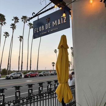Flor De Maiz - View from patio - Cocktail Bars Near Me - Santa Barbara, California