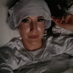 Pure Sweat Spa - Burrito time! Mid sauna wrap!