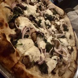 Artichoke Mushroom Pizza