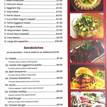 Dijlah Restaurant - Service menu - Mediterranean Near Me - Denver, Colorado