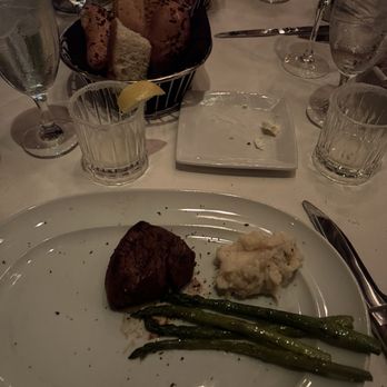 Mastro's City Hall - petite filet with mashed potatoes and sautéed Asparagus - Steakhouses Near Me - Scottsdale, Arizona Mastro's City Hall - petite filet with mashed potatoes and sautéed Asparagus - Steakhouses Near Me - Scottsdale, Arizona