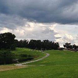 Diamond Hill Golf and Country Club - The back 9 with a storm on the horizon at Diamond Hill Golf Club, Valrico Florida