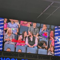 Credit Union of Texas Event Center - Fun on the kiss cam