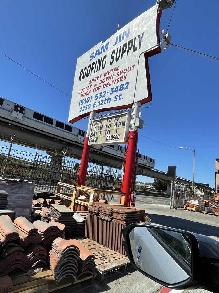 Slide of Sam Jin Roofing Supply