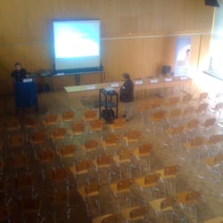 Akademie der Kulturellen Bildung - Blick von der Empore des Saales