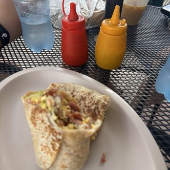 Burritos Gorditos - Ketchup and mustard are really salsas. - Mexican Near Me - Cozumel, ROO