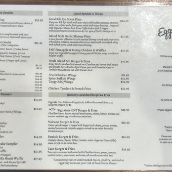 Eggs 'n Things - Waikiki Beach Eggspress - menu - Breakfast & Brunch Near Me - Honolulu, Hawaii Eggs 'n Things - Waikiki Beach Eggspress - menu - Breakfast & Brunch Near Me - Honolulu, Hawaii