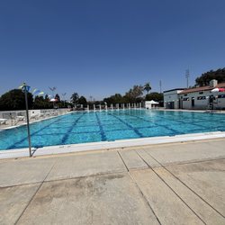 George Hensel Aquatic Center - First ones at the door :)