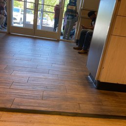 Part of line at IHOP Part of line at IHOP