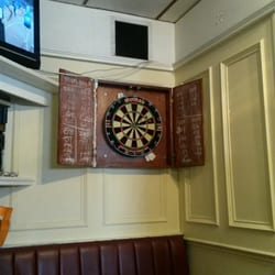 The Lord Nelson - Dart board above the seats. Watch your head!