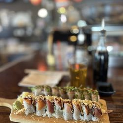 Sushi Love - Baja roll and Rainbow Dragon Roll