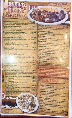 Menu photo 1 Pancho's Mexican Grill Birmingham, AL Menu photo 1 Pancho's Mexican Grill Birmingham, AL