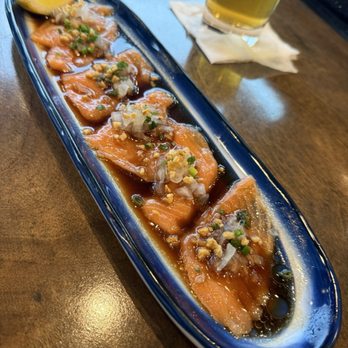 RAKKAN Ramen - Galleria - Salmon Carpaccio - Ramen Near Me - Houston, Texas RAKKAN Ramen - Galleria - Salmon Carpaccio - Ramen Near Me - Houston, Texas